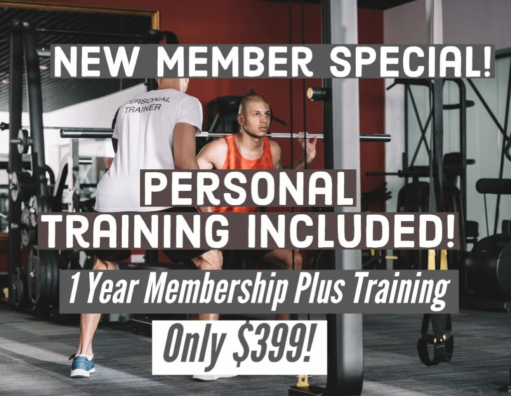 Here's What You Get:
1 Year Unlimited Membership 
1 Extra Month Free! (13 months)
1 Month Free Semi-Private Training
(2 X per week with a trainer)
Bonus: 1 Month Free Tanning!
All for only $399!
Link in bio to join.
.
.
#personaltraining #indoortanning
#newyearsresolutions #Midcitygym