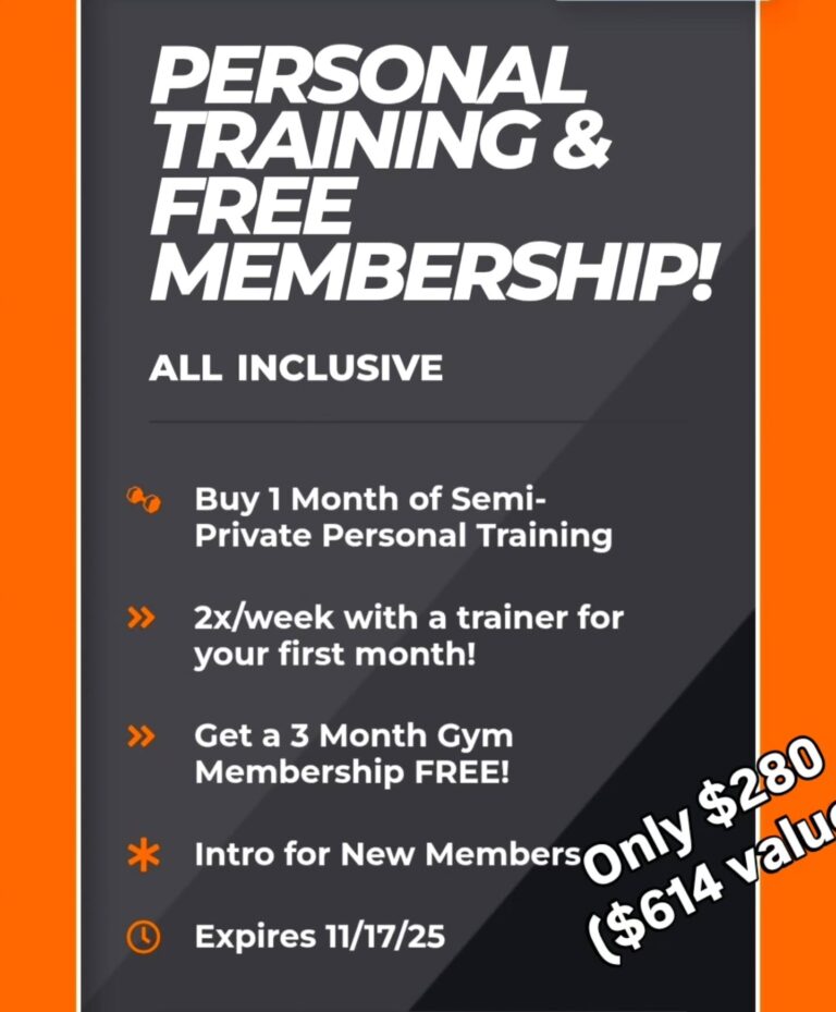 That's right, buy one month of semi-private personal training (2x/week) and get a FREE 3 month membership! All for only $280. That's only $35/session! Link in bio.
.
.
#nycpersonaltraining #nycgym #midcitygym