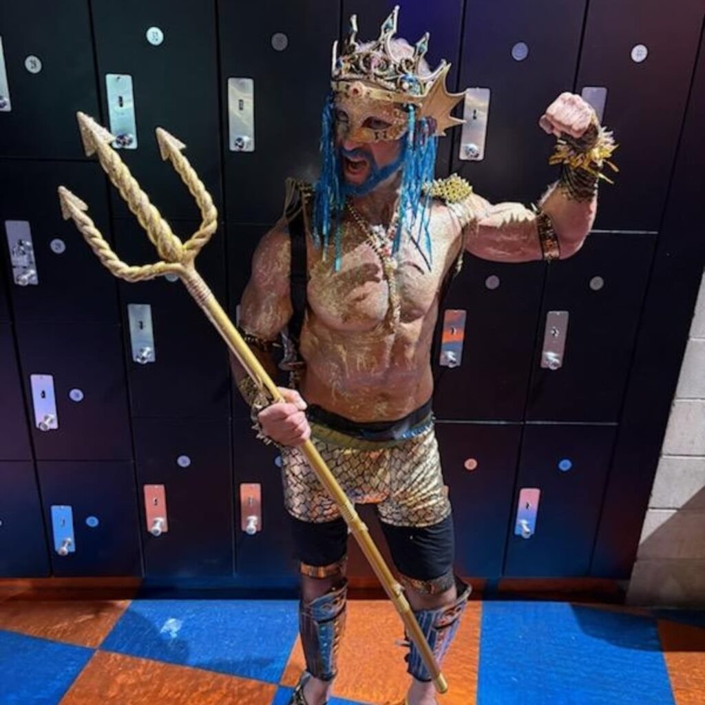 Michael Corbett on his way to the Mermaid Parade in Coney Jsland today!
.
.
#mermaidparade #nermaid #coneyisland #Midcitygym