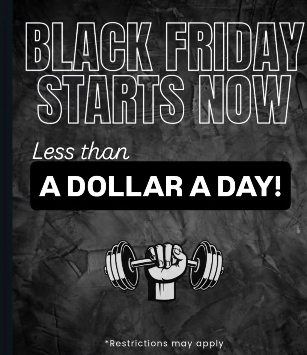 Now through Black Friday, 1 year membership only $365 for first time members, PLUS, get a 13th month free! Also includes:
1 Month Free Tanning
2 Weeks of Free Personal Training
Link in bio
We welcome independent trainers!
.
.
#nycgym #nycpersonaltrining #independenttrainingspot #midcitygym