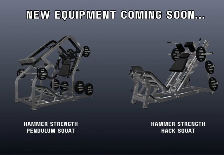New Equipment Alert!
Just ordered: Hammer Strength Pendulum Squat and Hack Squat. A new experience in Leg Day coming soon!
.
.
#hammerstrength #pendulumsquat #hacksquat #legday #midcitygym