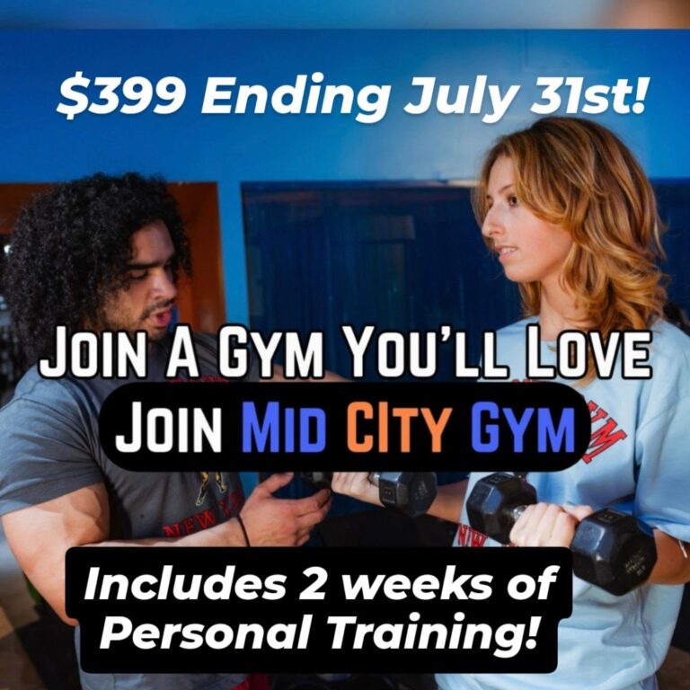 12 Months Unlimited Gym
2 Weeks of Personal Training
Bonus: 1 Month Free Tanning!
All for only $399!
Link in bio.
.
.
#midcitygym #summerready nycpersonaltraining