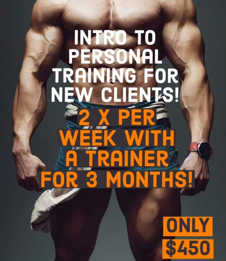 Workout twice a week with a personal trainer for 3 months - for only $450! Half hour semi-private sessions will help get you into your best shape starting now! DM for more info. Available only at club. Expires 8/31/25.
.
.
#loseweight #summerready #burnfat #bootyexercises #abs #toneup #shapeup
#legs #abs #traps #delts #shoulders #lats #calves #biceps #triceps #gunshow #welcometothegunshow #sunsoutgunsout #arms #armsrace #midcitygym