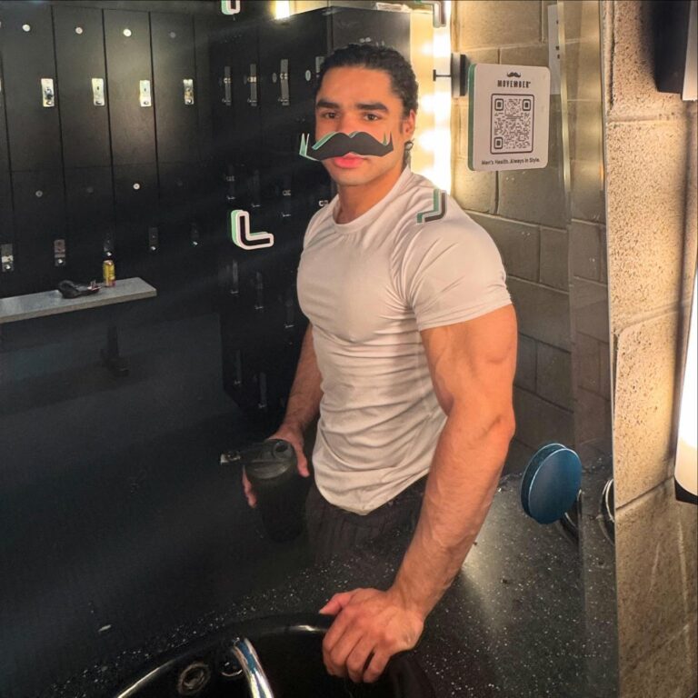 The mirrors in the @midcitygym men’s room have been outfitted with @movember resources to stay on top of your men’s health year-round (not just November!)🥸💪🏋️. Stay fit, fellas!#Movember #MensHealth #AlwaysInStyle