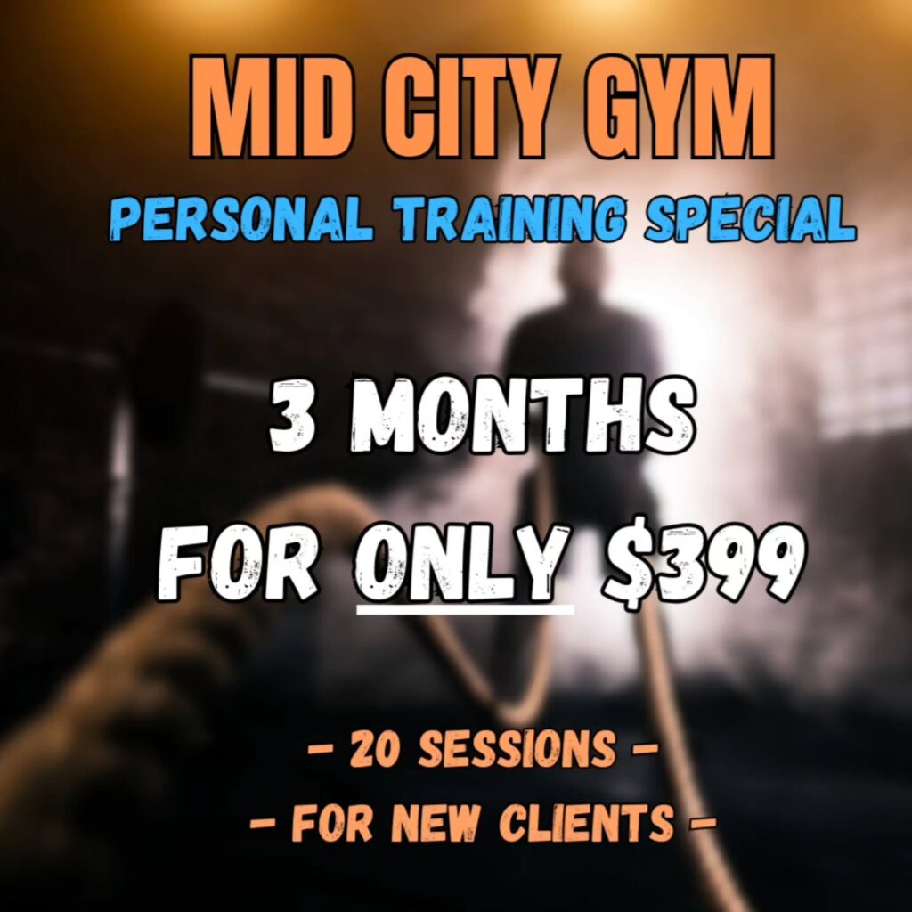 Get 20 half hour semi-private personal training sessions to use over 3 months for only $399!
Join by 8/15 and we'll include a 3 month membership FREE!
- 20 SESSIONS ONLY $399!
- 3 MONTH MEMBERSHIP FREE!
Available only at club.
.
.
#nycpersonaltraining
#midcitygym