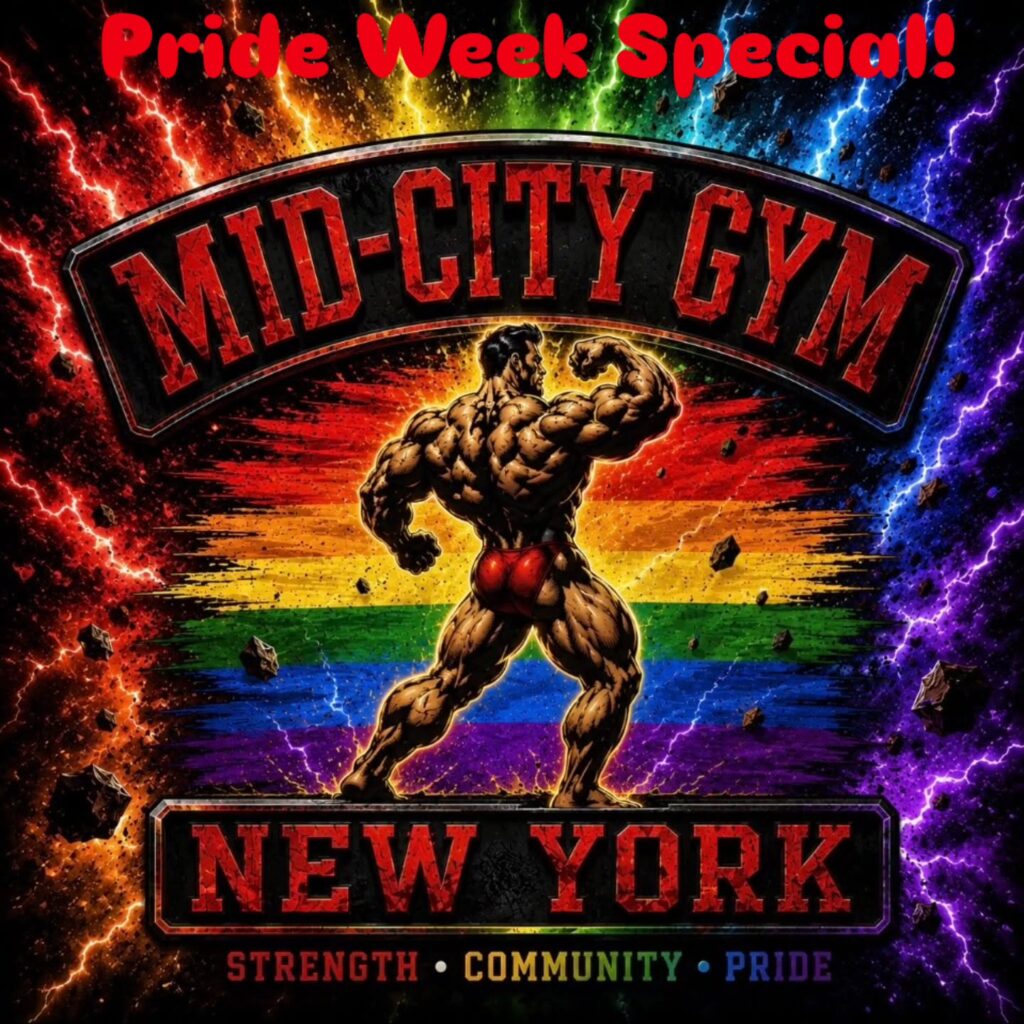 * 12 Month Membership plus 2 Months FREE!
* 2 Months of Unlimited Tanning FREE!
* 4 Weeks of Semi-private Personal Training
(2x/week) FREE!
* ALL FOR ONLY $399!
Expires Sunday 6/28/26.
.
.
#prideweekend #midcitygym