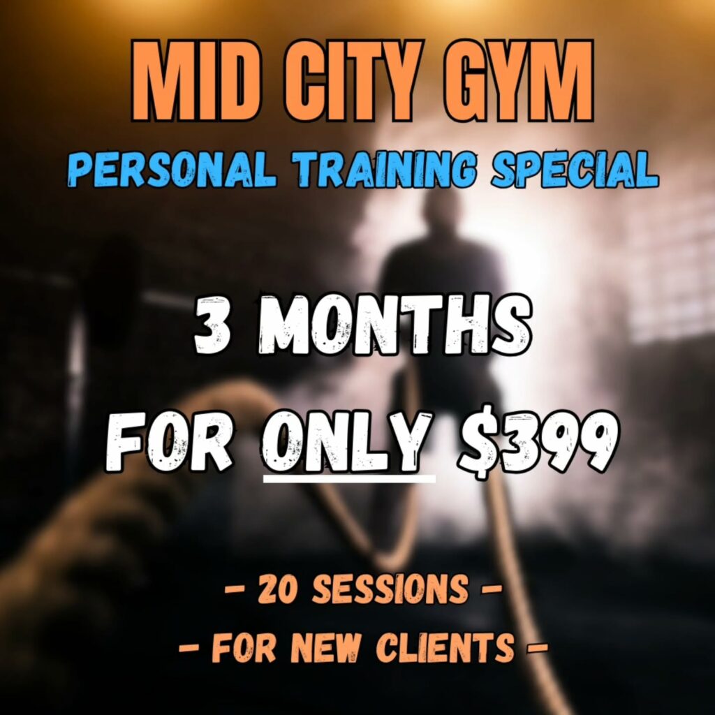 That's right, 20 half-hour sessions to use over 3 months! Only $19.95/session. Hurry, limited time only. Available in club.
.
.
#summerbody #bikiniready #hardbody #toned #liftlikeagirl #womensfitness #loseinches #loseweight #summerready #burnfat #bootyexercises #abs #toneup #shapeup
#midcitygym
