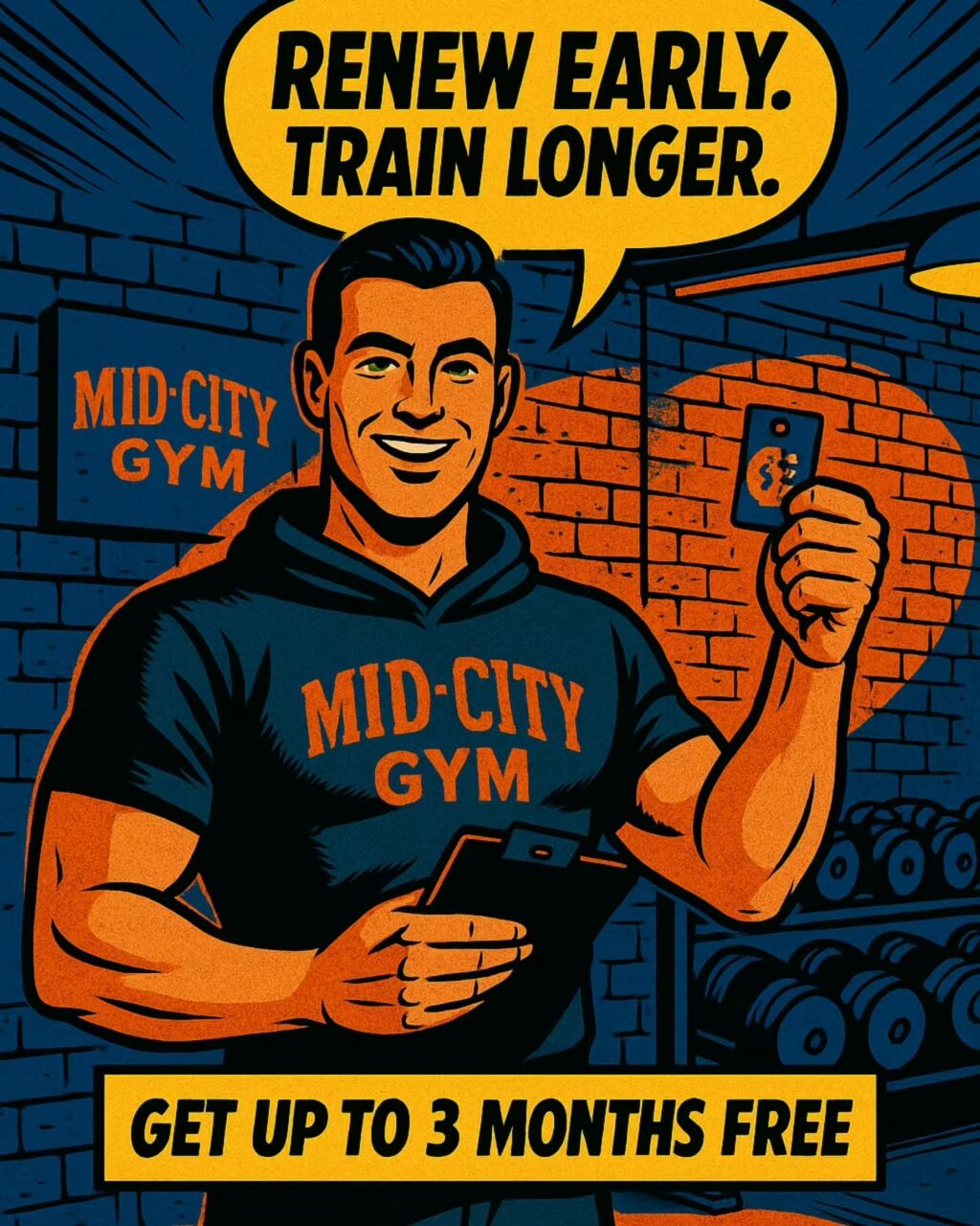 Renew your membership early and get up to 
3 FREE MONTHS!
Expiring in July = 1 Free Month!
Expiring in August = 2 Free Months!
Expiring in September or later = 3 FREE MONTHS!
 Can't make it to the gym in time? No problem, call us at 212 757-0850 and renew by phone!
.
.
#seriousfitness #crushinggoals #fitstagram #mensstyle #gymaddict #athlete #beastmode 
#summerbody #bikiniready #hardbody #toned #liftlikeagirl #womensfitness #loseinches